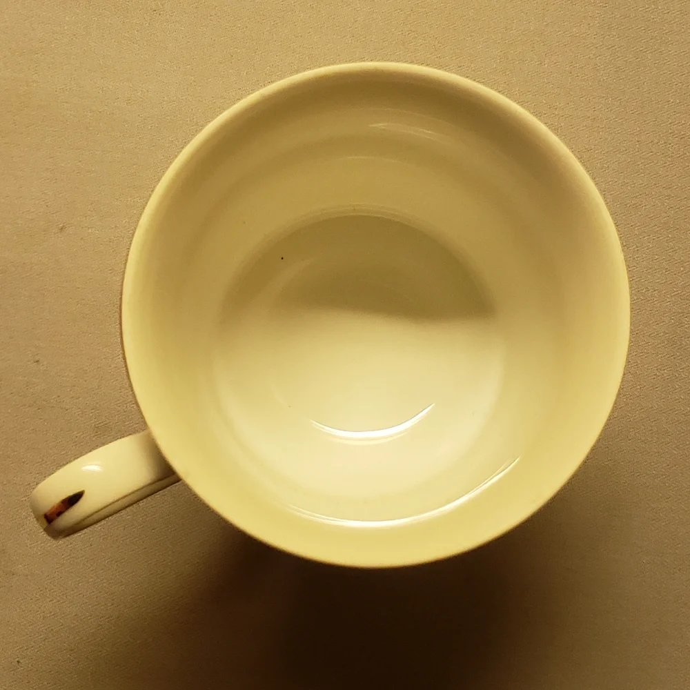1 Vtg Coffee Tea Hot Chocolate Cup W/Footer Allegro By Royal Worcester